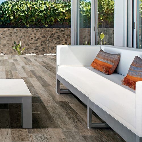 Плитка из керамогранита - BARN WOOD - DOM CERAMICHE - полированная / для интерьера / для ванной комнаты