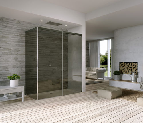 Душ из стекла - ACQUA 5000: XTW2 L , XW2 L - DUKA - с раздвижной дверцей / прямоугольный