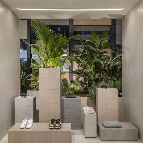 Плитка из керамогранита - KHALI OFF WHITE   - ELIANE CERAMIC TILES - текстурированная / сатинированная / для интерьера