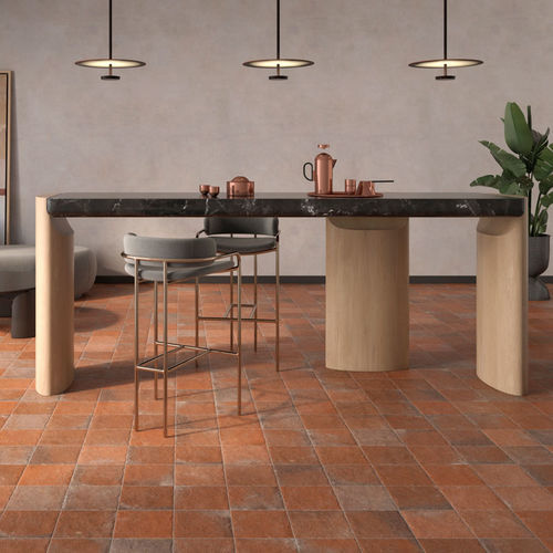 Плитка из керамогранита - TERRACOTTA - GEOTILES - матовая / для интерьера / для гостиной