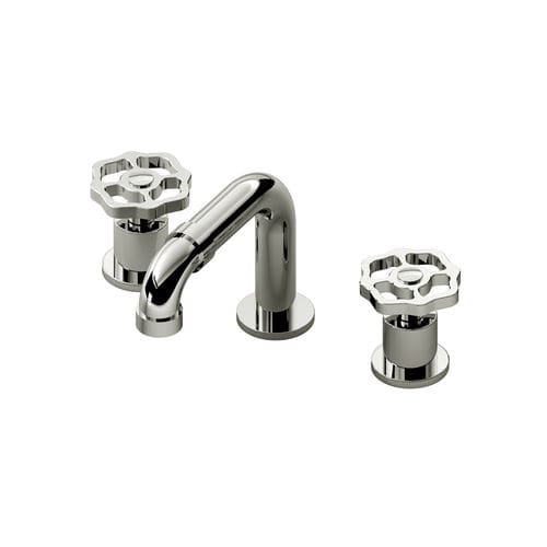 Двухрычажный смеситель для раковины - E-11310-C18B-PC - GRAFF - настольный / из хромированного металла / для ванной комнаты