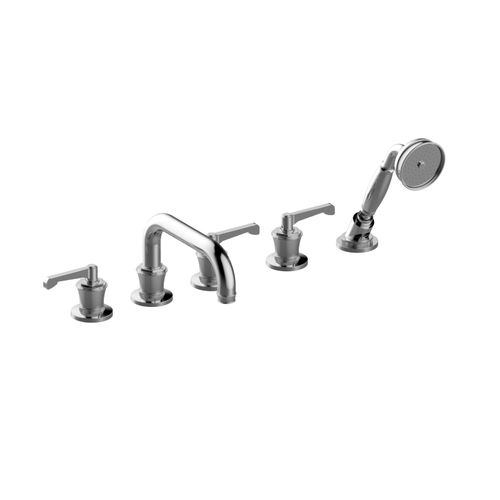 Двухрычажный смеситель для душа - E-11651-LM60B - GRAFF - для ванны / настольный / из хромированного металла