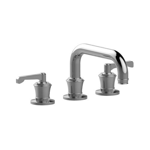 Двухрычажный смеситель для ванны - E-11650-LM60B - GRAFF - настольный / из хромированного металла / для ванной комнаты