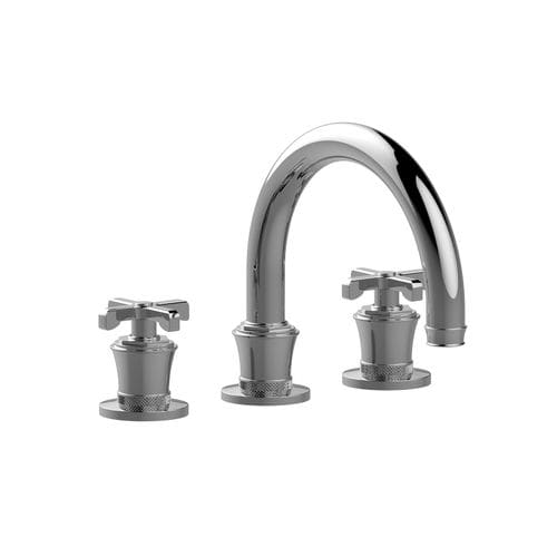 Двухрычажный смеситель для ванны - E-11652-C20B - GRAFF - настольный / из хромированного металла / для ванной комнаты