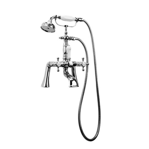 Двухрычажный смеситель для душа - E-3890-C2 - GRAFF - для ванной / настольный / из хромированного металла