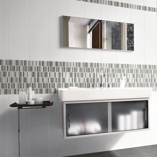 Плитка из фаянса - WHITE AND COLOUR - IDEA CERAMICA - для интерьера / настенная / прямоугольная
