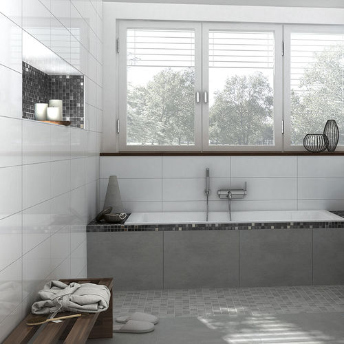 Плитка из керамогранита - FRESH : LIGHT GRAY - JASBA MOSAIK - матовая / для ванной комнаты / настенная