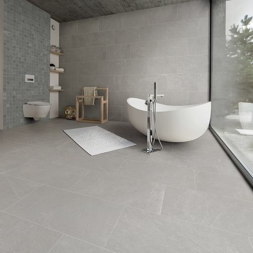 Плитка из керамогранита - BIANCO  - LA FABBRICA AVA - естественная отделка / для наружного применения / для сада