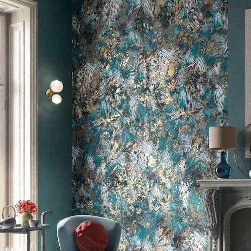 Плита из камня из керамогранита - PLUMAGE - LA FABBRICA AVA - для стены / матовая / имитация обоев
