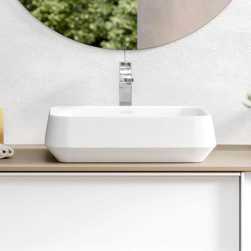 Настольная раковина - VENET - ACQUABELLA - из Solid Surface / прямоугольная / без отверстия