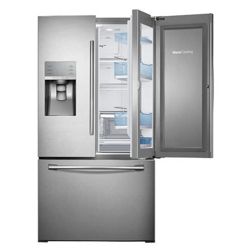 Американский холодильник - RF30HDEDTSR/AA - SAMSUNG Home Appliances - для бытового использования / отдельно стоящий / из нержавеющей стали
