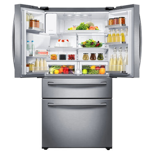 Американский холодильник с морозильной камерой - RF28HMELBSR/AA - SAMSUNG Home Appliances - для бытового использования / отдельно стоящий / с нижней морозильной камерой