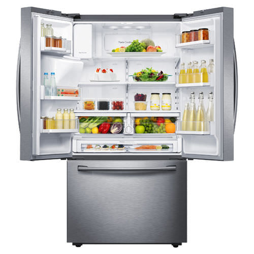 Американский холодильник - RF23HCEDBSR/AA - SAMSUNG Home Appliances - для бытового использования / отдельно стоящий / из нержавеющей стали