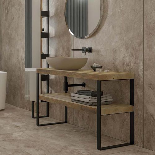 Столешница для раковины из дерева - LIFE 11 - LEGNOBAGNO - из керамики