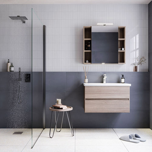 Подвесная тумба под умывальник - SOFT 04 - LEGNOBAGNO - из дерева / из керамики / из ПВХ