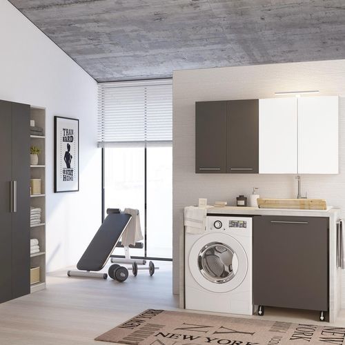 Шкаф для прачечной - ULC10 - LEGNOBAGNO
