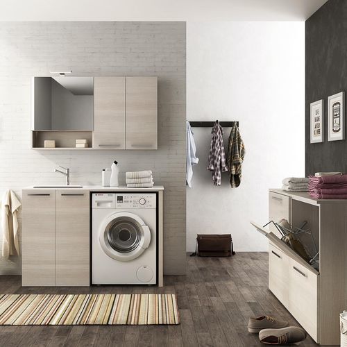 Шкаф для прачечной - ULC11 - LEGNOBAGNO