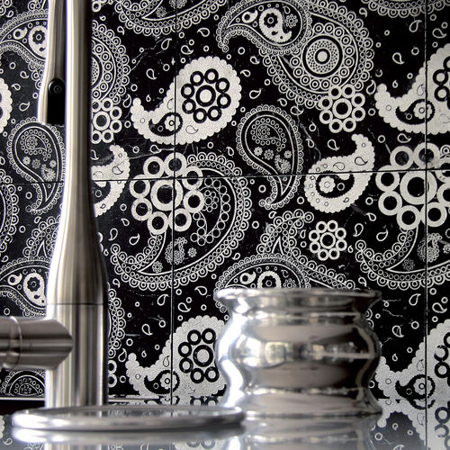 Плитка из мрамора - ACQUAFORTE : PAISLEY - LITHOS MOSAICO ITALIA - для интерьера / напольная / с рисунком