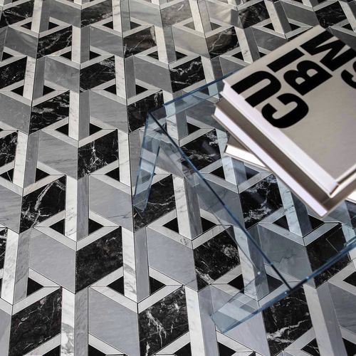 Плитка из мрамора - ACQUALINE : CUBE - LITHOS MOSAICO ITALIA - полированная / для интерьера / настенная