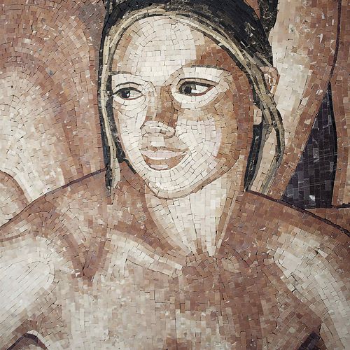 Декоративная панель из мозаики - ARTISTIC : THE BATH  - LITHOS MOSAICO ITALIA - настенная / из мрамора / текстурированная