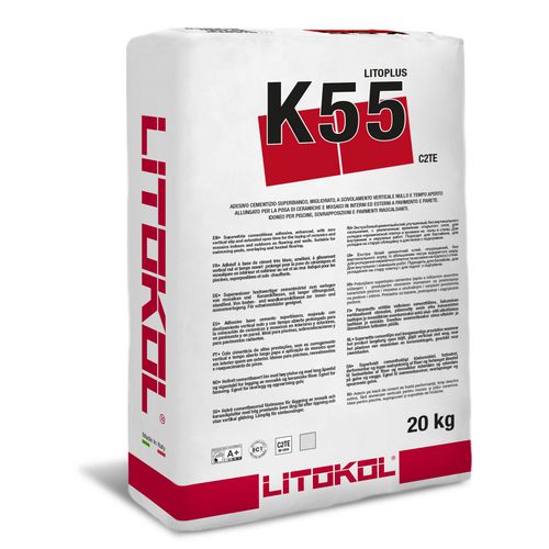 Цементный клей для плиточного пола - LITOPLUS K55 - LITOKOL