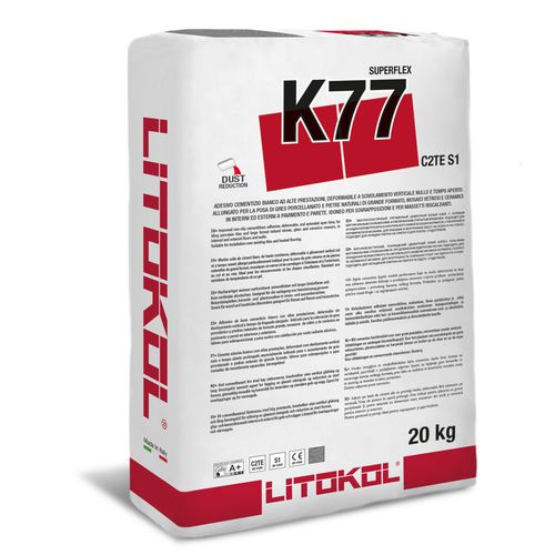 Цементный клей для плиточного пола - SUPERFLEX K77 - LITOKOL