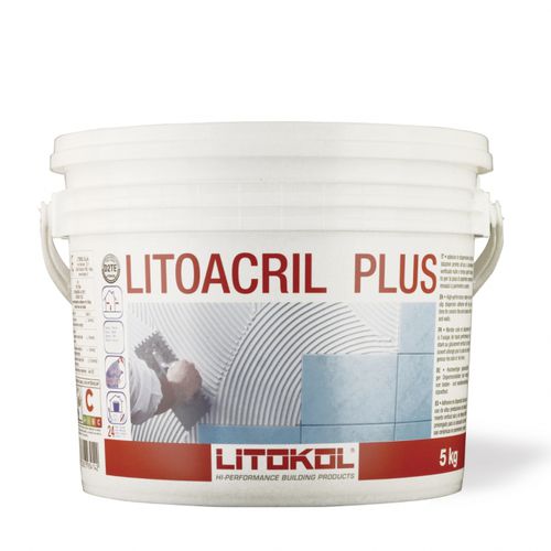 Тестообразный клей для фиксации - LITOACRIL PLUS - LITOKOL - для гипса / для цемента / для бетона
