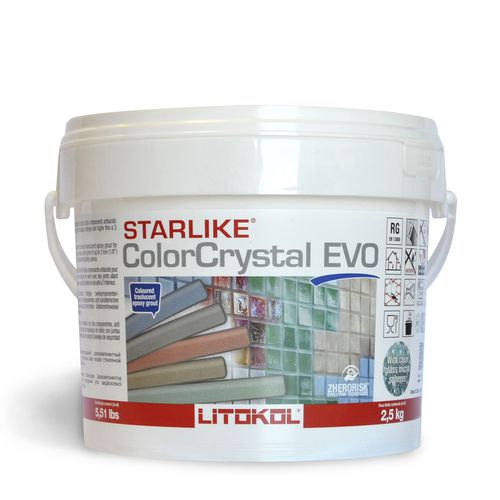 Кислотоустойчивый строительный раствор - STARLIKE COLORCRYSTAL EVO - LITOKOL - для расшивки швов / для закрепления грунтов / для плиточного пола