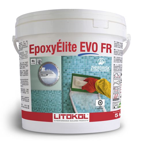 Кислотоустойчивый строительный раствор - EPOXYÉLITE EVO FR - LITOKOL - для расшивки швов / для цементирования / для закрепления грунтов