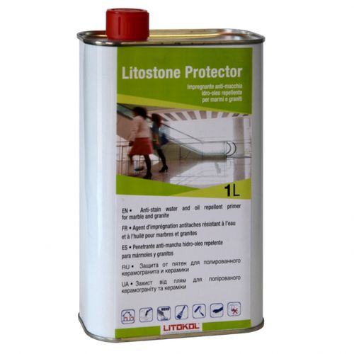 Обработка водоотталкивающими средствами из камня - LITOSTONE PROTECTOR - LITOKOL - для мрамора / против пятен / устойчивая к УФ-лучам