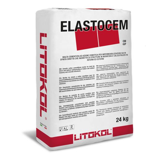 Непромокаемый строительный раствор - ELASTOCEM - LITOKOL - для каменной кладки / для проушины / для плиточного пола