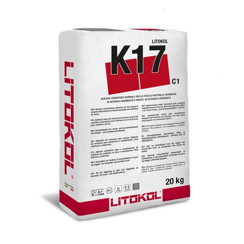 Цементный клей для плиточного пола - K17  - LITOKOL