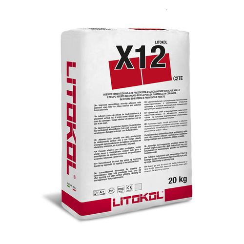 Цементный клей для плиточного пола - X12  - LITOKOL