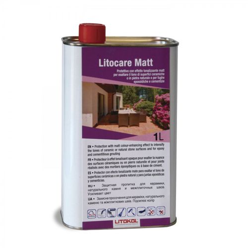 Обработка водоотталкивающими средствами из камня - LITOCARE MATT - LITOKOL - для плиточного пола / для цемента / устойчивая к УФ-лучам