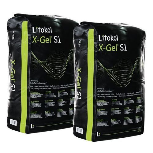Клей для керамической плитки для плиточного пола - X-GEL&reg; S1 - LITOKOL - для камня / для мрамора / для стены