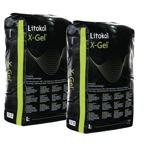 Клей для керамической плитки для проушины - X-GEL&reg; - LITOKOL - для плиточного пола / для стены / на основе полимеров
