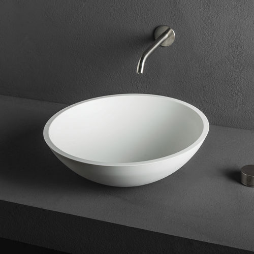 Настольная раковина - CUP - MAKRO - из Corian® / круглая / современная