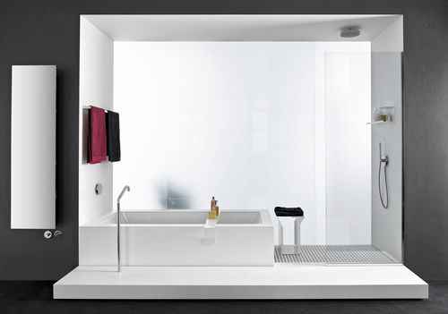 Душ в итальянском стиле - BATHTUB – SYSTEM - MAKRO - из стекла / прямоугольный