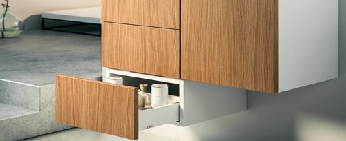 Современный мебель для ванной комнаты - WOOD SYSTEM 500 - MOMA DESIGN - для бытового использования / из дерева / лакированный