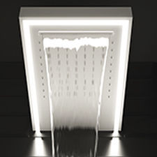 Настенная лейка для душа - SHOWER WALL - MOMA DESIGN - прямоугольная / дождь / каскадная