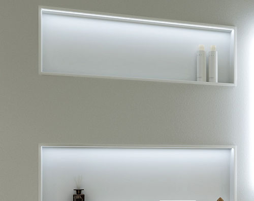 Ниша в стене из Corian® - CONTAINER - MOMA DESIGN - прямоугольная / для ванной комнаты