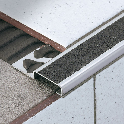 Валик ступени из нержавеющей стали - STAIRTEC FI - PROFILITEC - противоскользящий