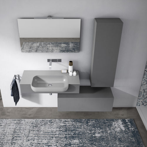 Тумба для ванной комнаты - ZEUS: 20 / 160  - PROGETTOBAGNO - настенная