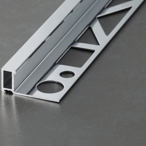 Отделочный профиль алюминий - PRODECOR R series - PROLINE - для плиточного пола / для наружных углов / для внутренних углов