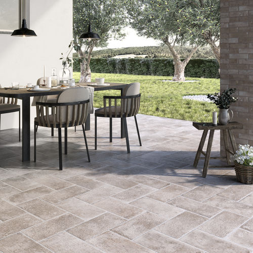Плитка из керамогранита - VERNACCIA - Ceramica Rondine - матовая / структурная / для интерьера