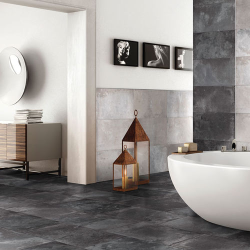Плитка из керамогранита - CHARCOAL - Ceramica Rondine - естественная отделка / для интерьера / для ванной комнаты
