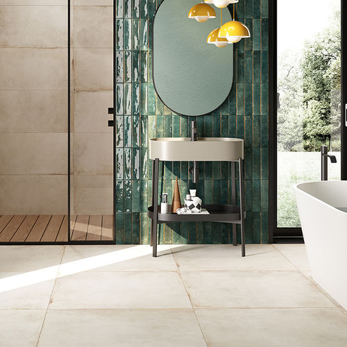 Плитка из керамогранита - MANHATTAN IVORY - Ceramica Rondine - для интерьера / для ванной комнаты / напольная
