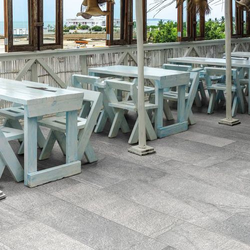 Плитка из керамогранита - ONSERNONE GRIGIO - Ceramica Rondine - текстурированная / структурная / для наружного применения