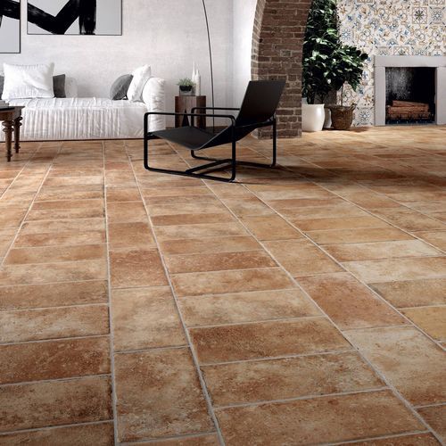 Плитка из керамогранита - BRUNELLO - Ceramica Rondine - матовая / структурная / для интерьера
