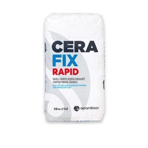 Клей для керамической плитки для цементирования - CERAFIX RAPID - SERAMIKSAN - для расшивки швов / серый / с быстрым захватом
